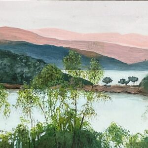 First light on Monastery island